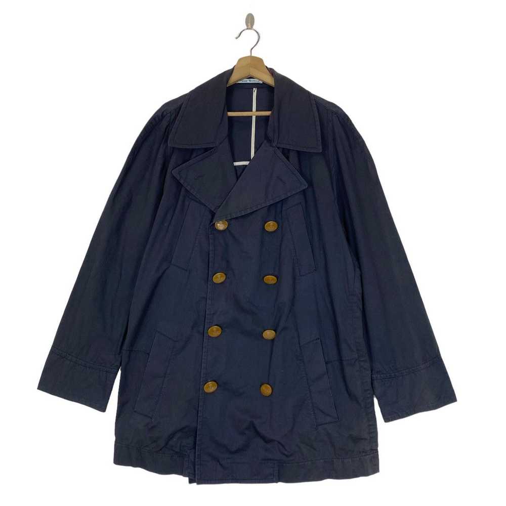 ✨Vivienne Westwood Man double breast faded coat s… - image 3