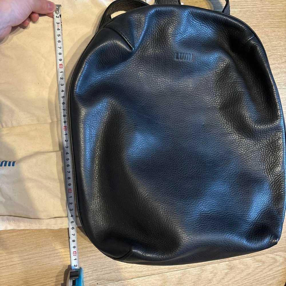 【Excellent condition】LUMI Backpack, Leather, Unis… - image 4