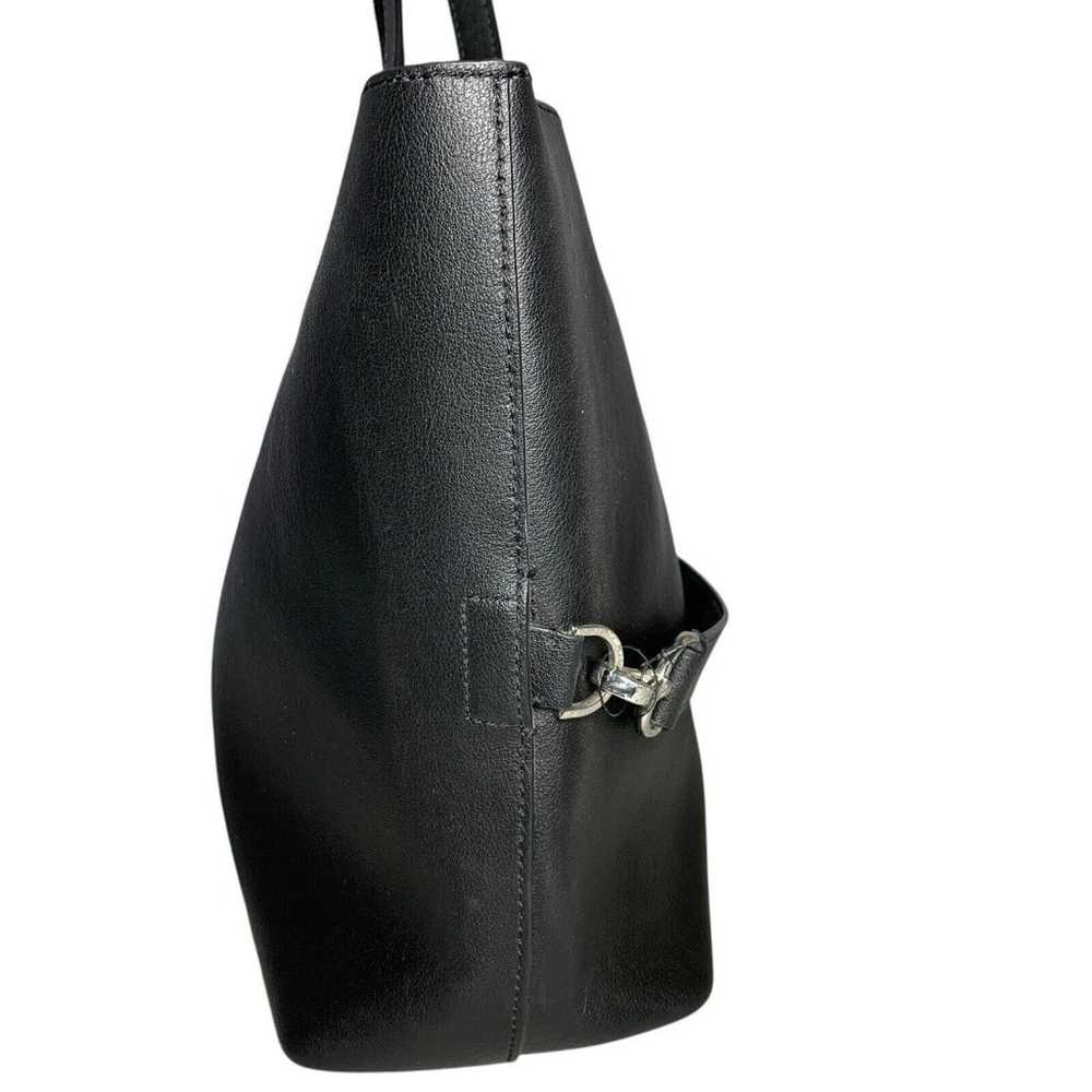 Away Black Leather Latitude Large Tote Bag - image 12