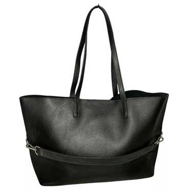 Away Black Leather Latitude Large Tote Bag - image 1