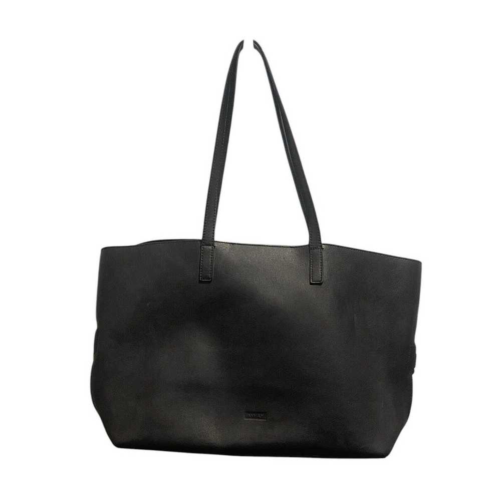 Away Black Leather Latitude Large Tote Bag - image 3