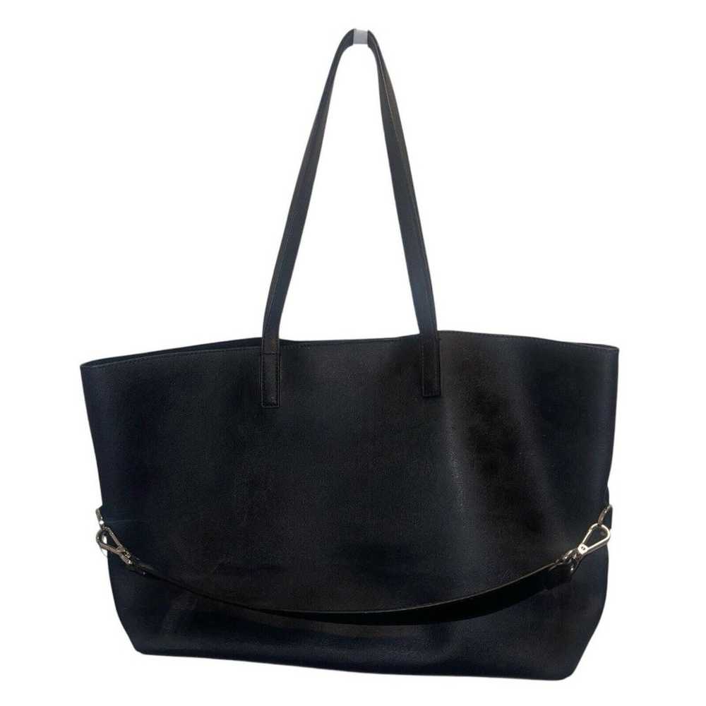 Away Black Leather Latitude Large Tote Bag - image 4