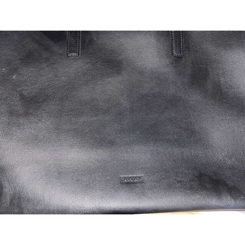 Away Black Leather Latitude Large Tote Bag - image 5