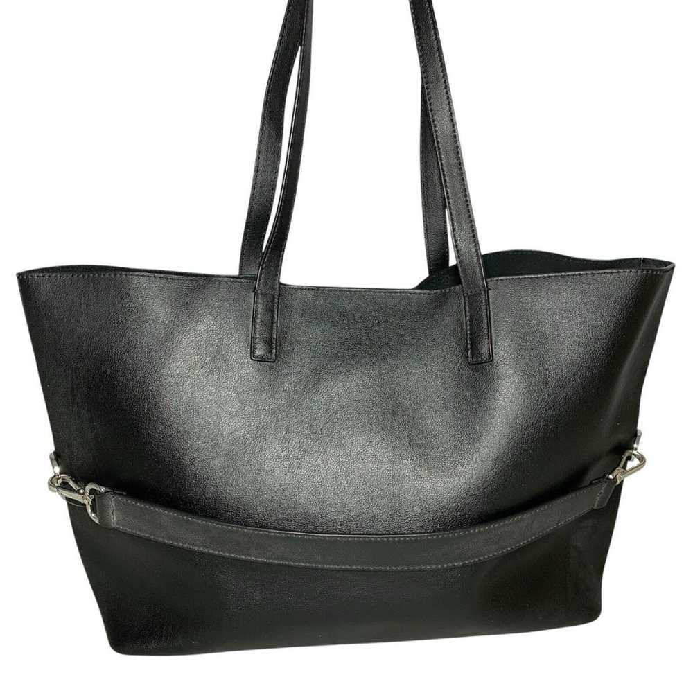 Away Black Leather Latitude Large Tote Bag - image 6