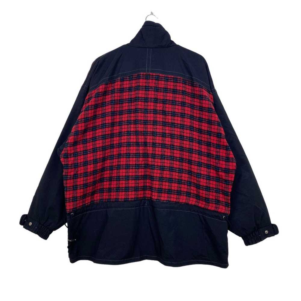 Vintage - Mistral wool tartan anorak style jacket - image 3