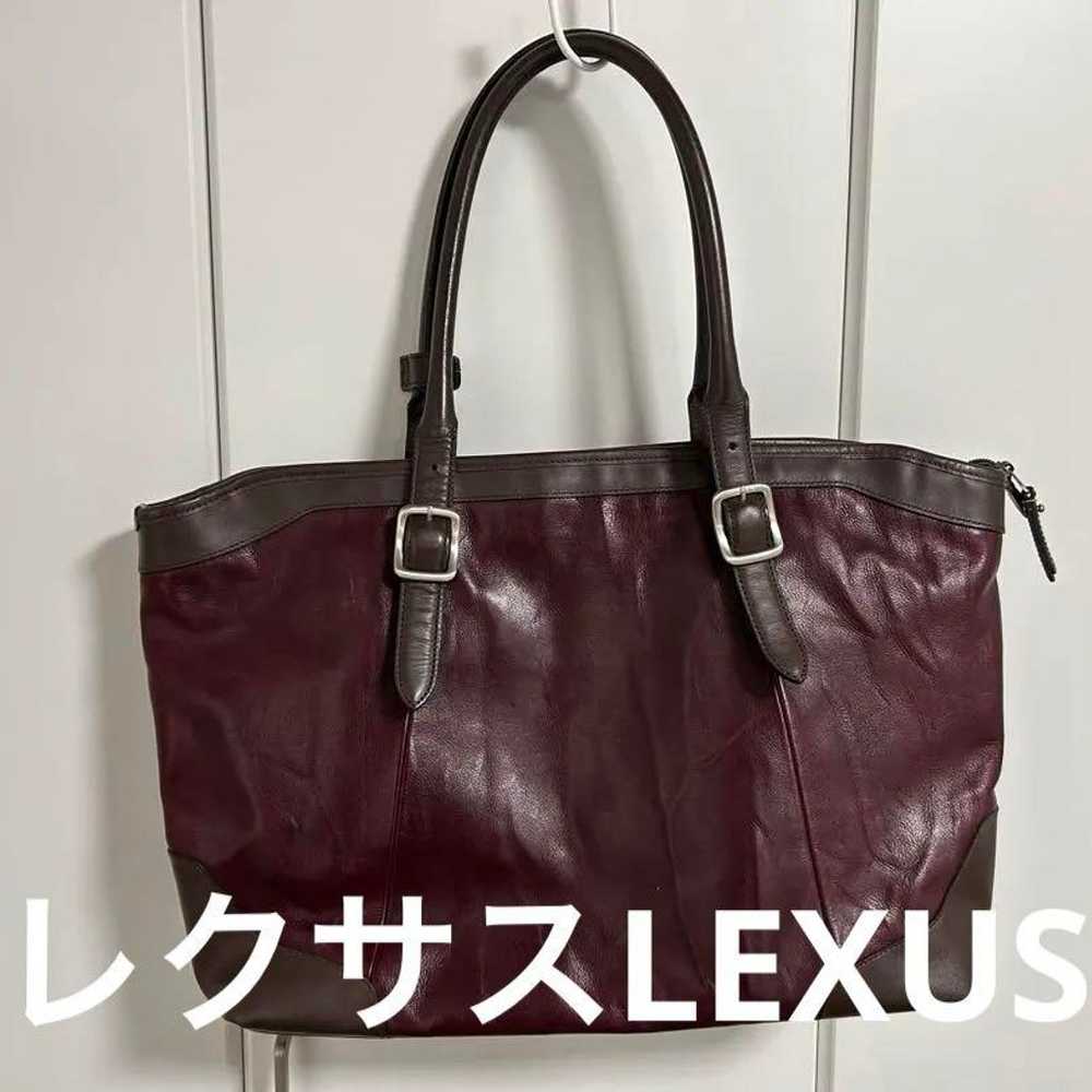 Lexus LEXUS Tote Bag - Boston Bag - Leather - Gen… - image 1