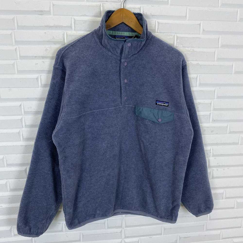 Vintage - PATAGONIA SYNCHILLA HALF SNAP BUTTON FL… - image 3