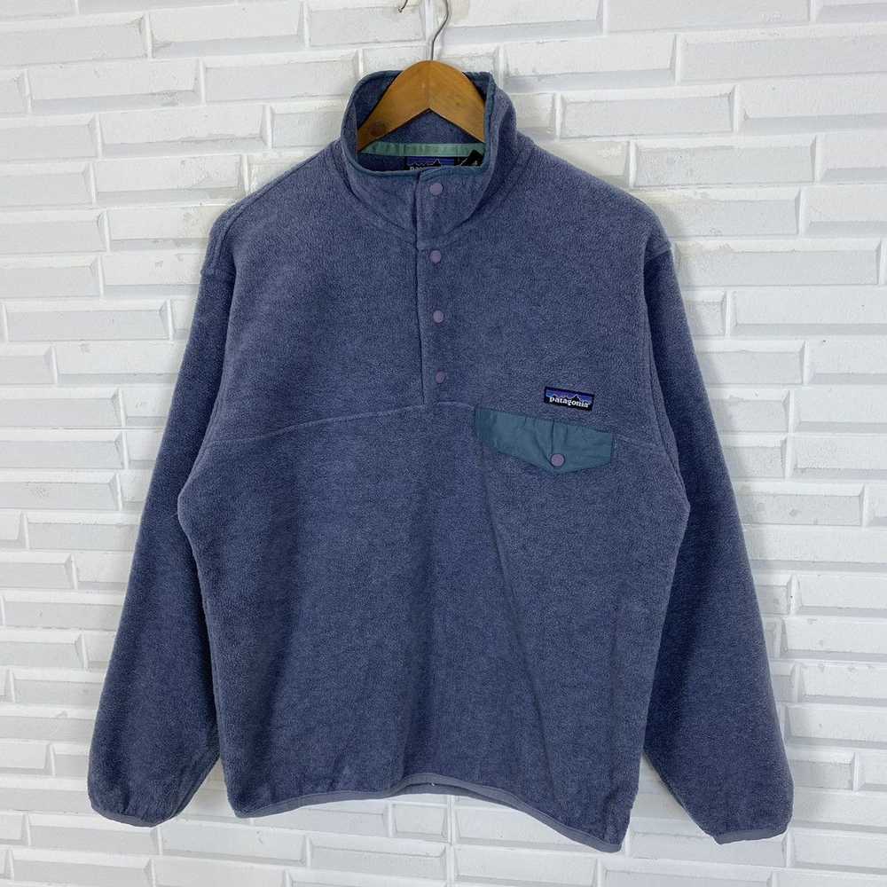 Vintage - PATAGONIA SYNCHILLA HALF SNAP BUTTON FL… - image 4