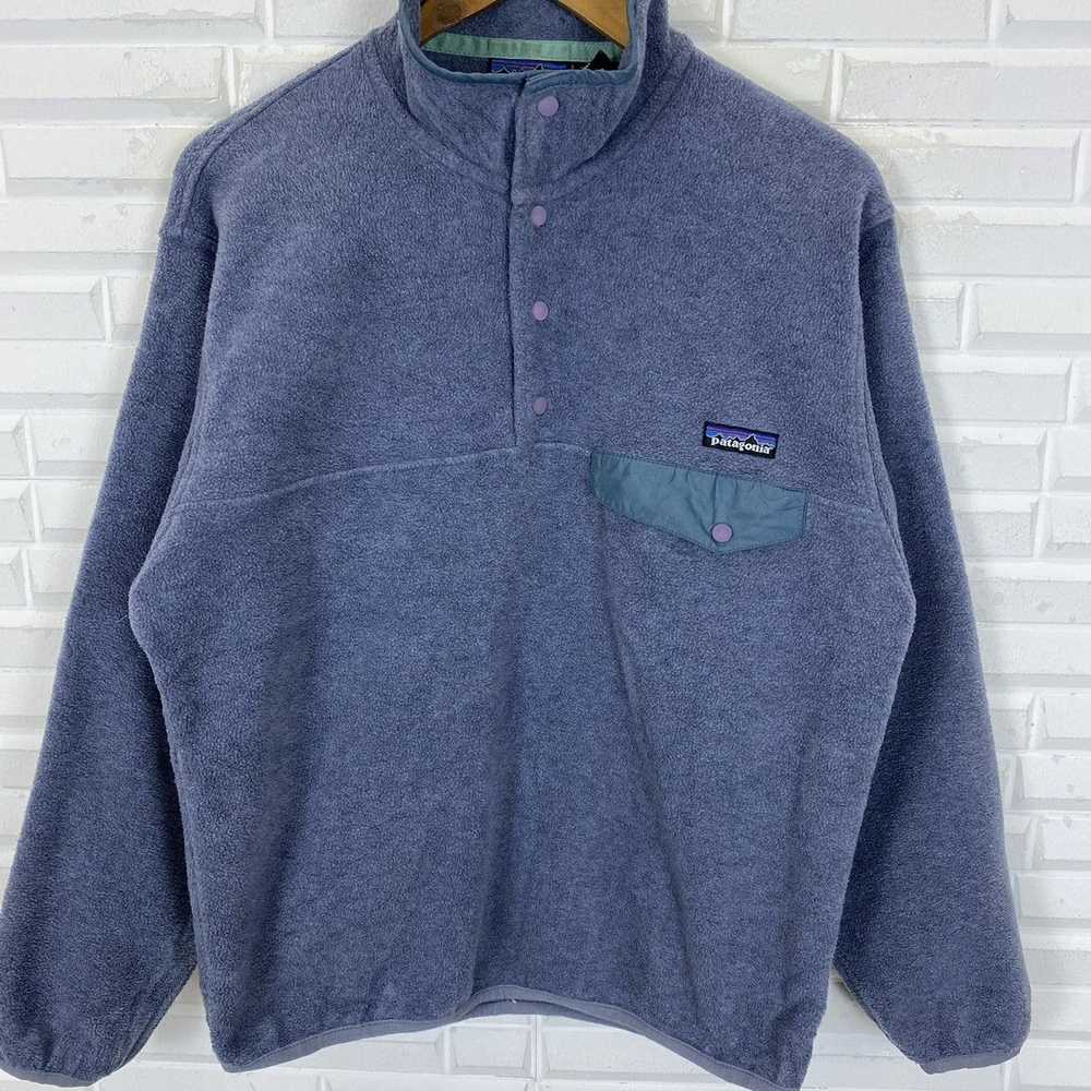 Vintage - PATAGONIA SYNCHILLA HALF SNAP BUTTON FL… - image 5