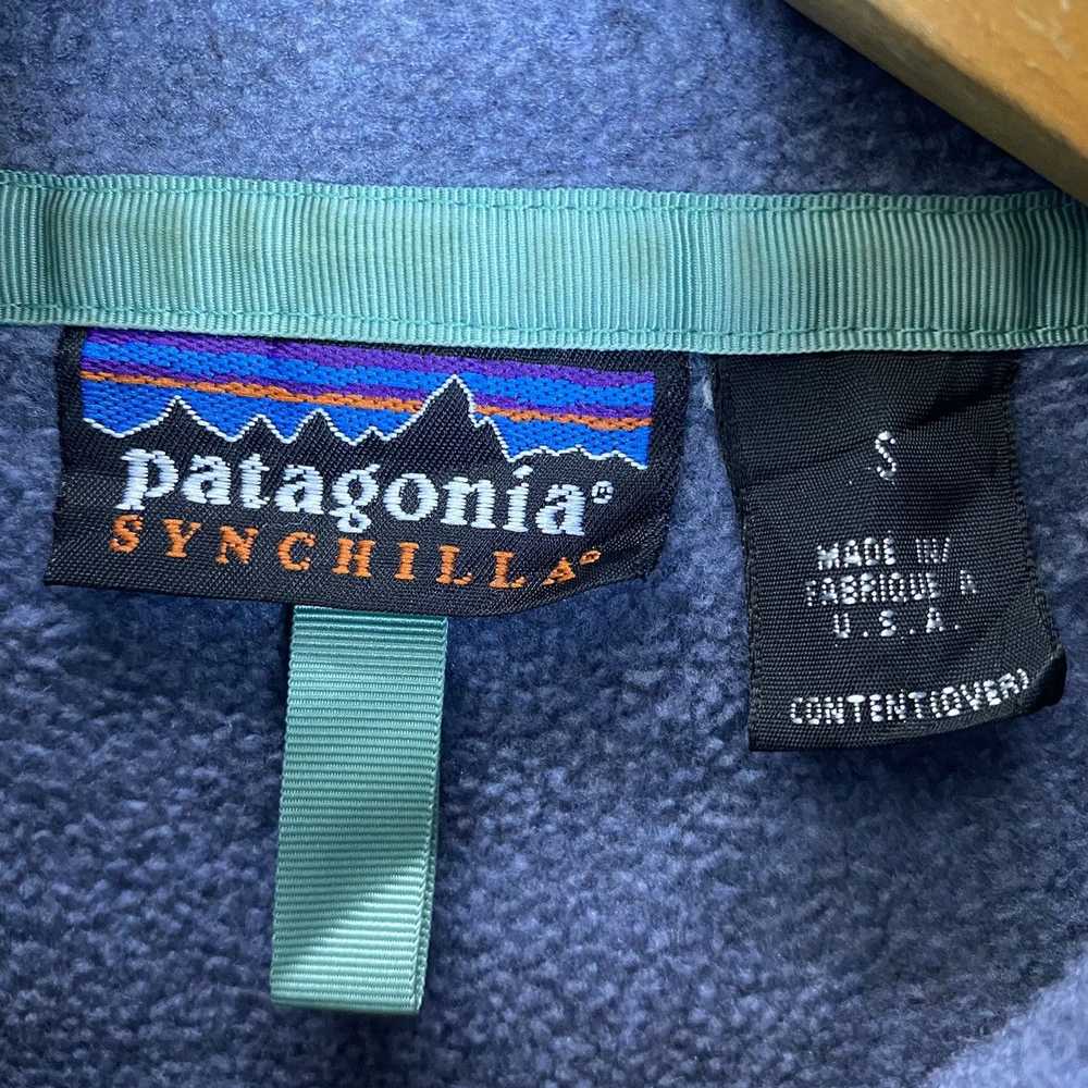 Vintage - PATAGONIA SYNCHILLA HALF SNAP BUTTON FL… - image 8