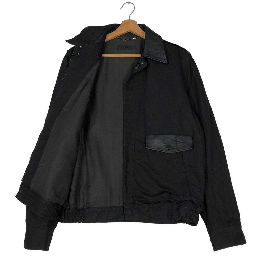 Vintage - 🔥BIKER JACKET LEATHER POCKET VIRUS JAP… - image 11