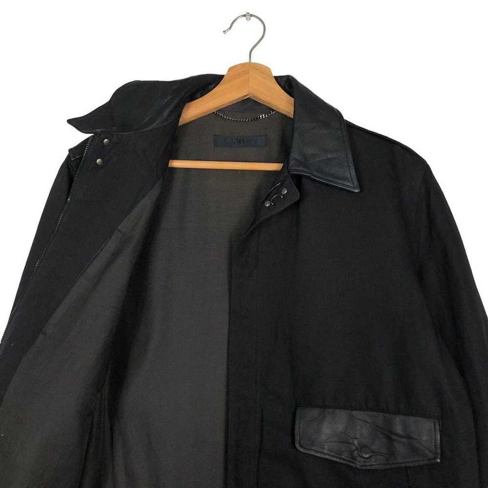 Vintage - 🔥BIKER JACKET LEATHER POCKET VIRUS JAP… - image 12