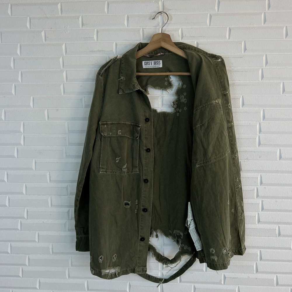 Japanese Brand - VINTAGE RARE DISTRESSED DESIGN Z… - image 7