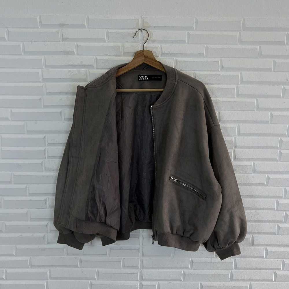 Japanese Brand - VINTAGE ZARA BOMBER STYLE JACKET… - image 10