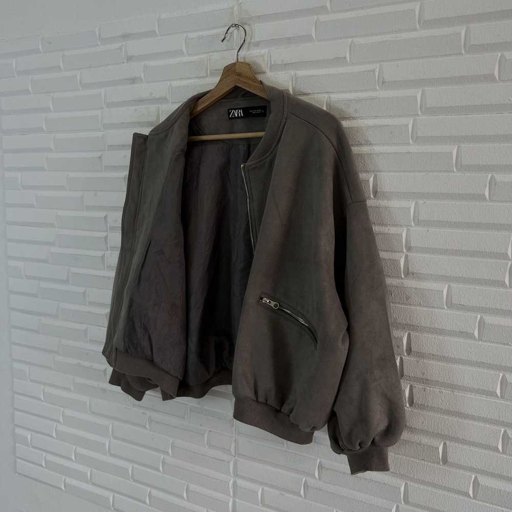 Japanese Brand - VINTAGE ZARA BOMBER STYLE JACKET… - image 11