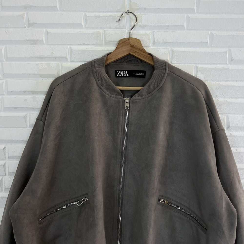 Japanese Brand - VINTAGE ZARA BOMBER STYLE JACKET… - image 3