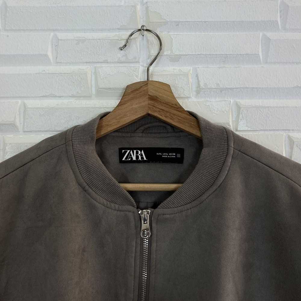 Japanese Brand - VINTAGE ZARA BOMBER STYLE JACKET… - image 6