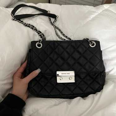 Michael Kors Black Sloan Leather Shoulder Bag