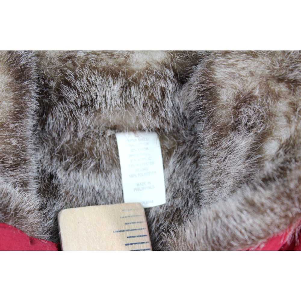 Vintage Charter Club Vest Size Large L Faux Fur R… - image 6