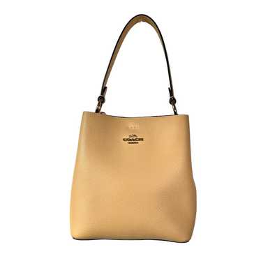 Coach 1011 Small Town Leather Bucket Bag In online Chalk Light Saddle