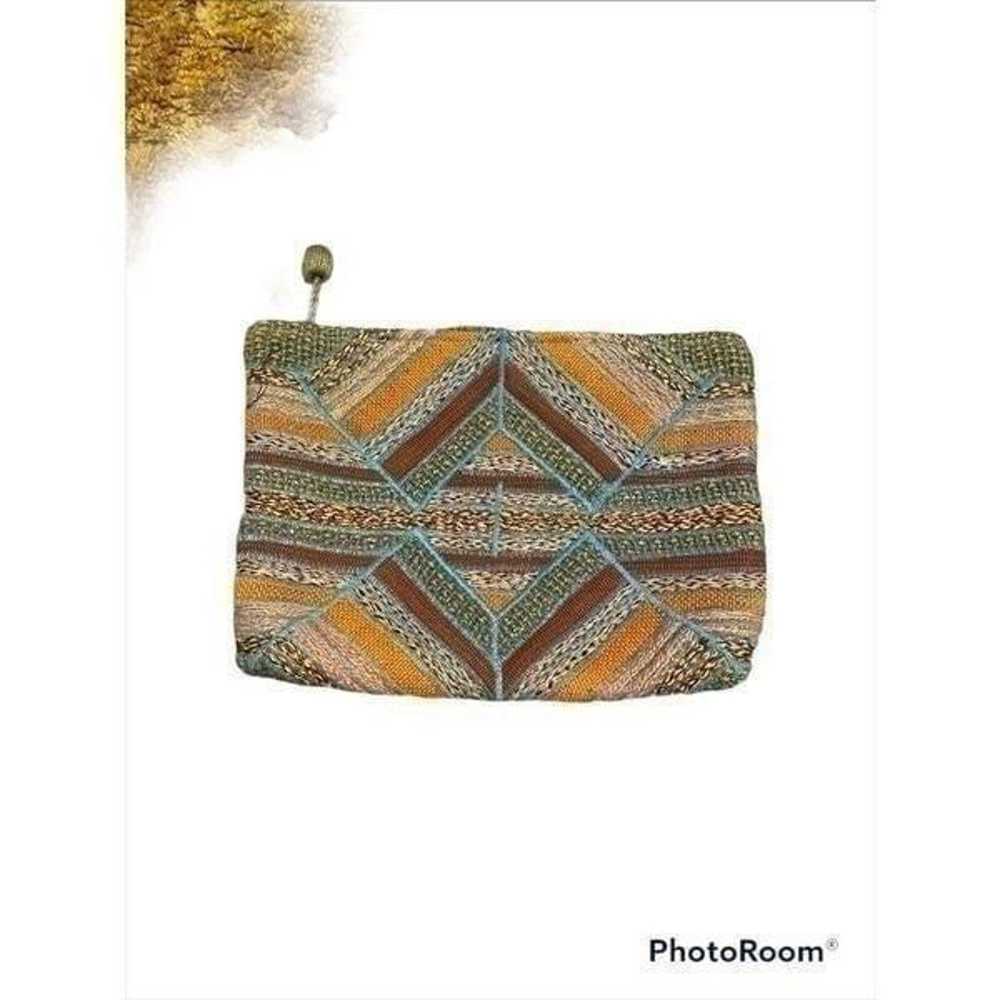 Vintage Woven Clutch - image 2