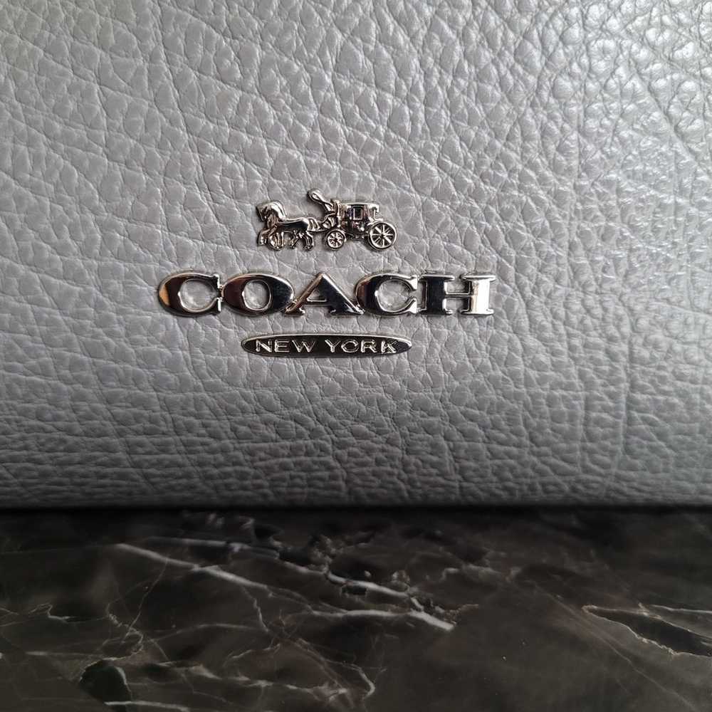 COACH Marlon Hobo Shoulder Bag Suede & Leather F7… - image 6