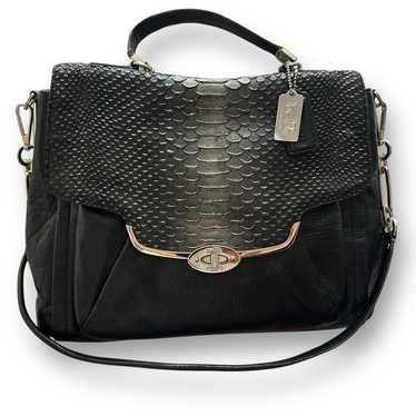 COACH black glitter python SATCHEL - image 1