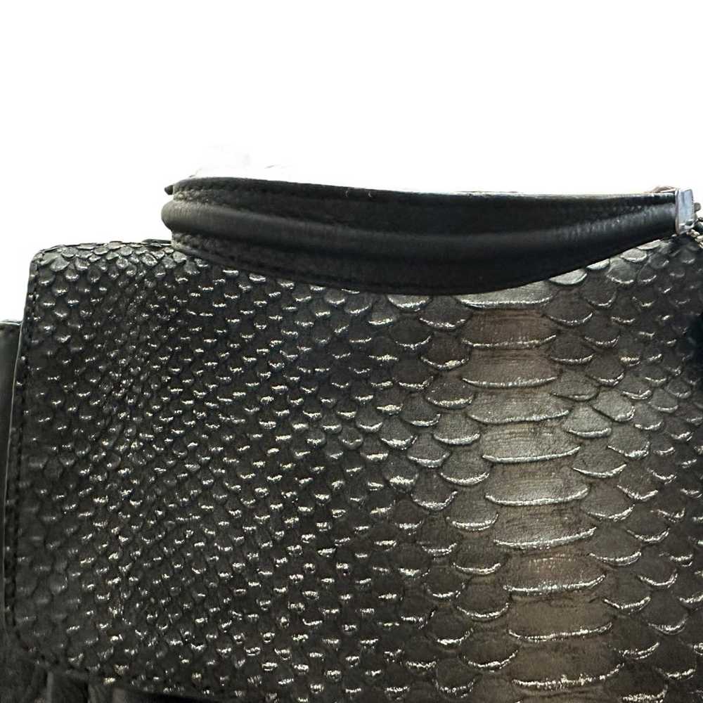 COACH black glitter python SATCHEL - image 4