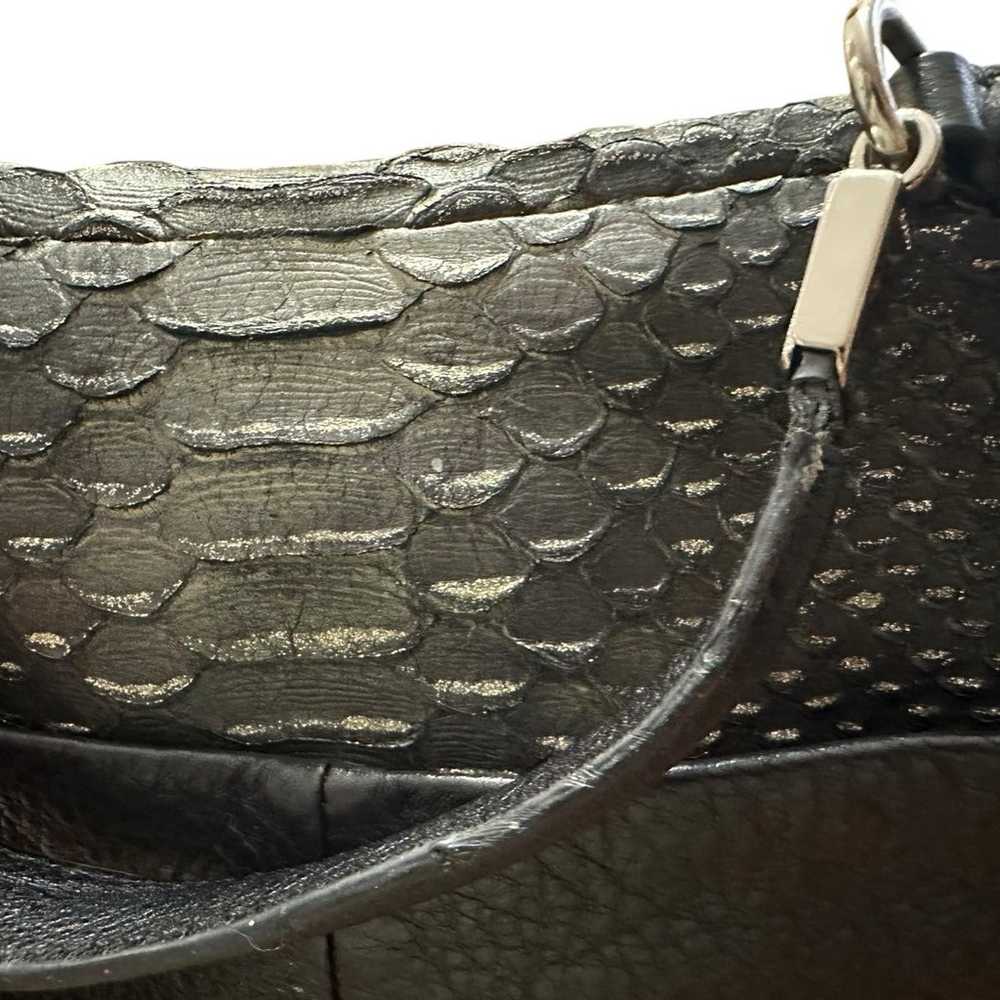 COACH black glitter python SATCHEL - image 6