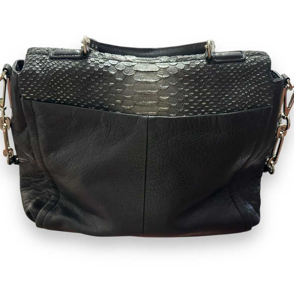 COACH black glitter python SATCHEL - image 7