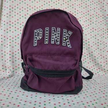 Victoria's Secret Pink Campus Backpack Black Orchi