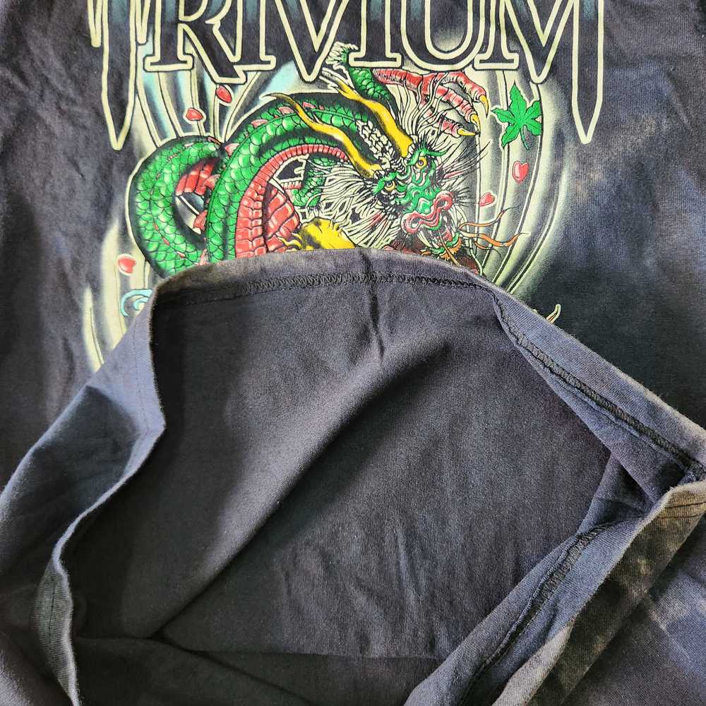 Vintage Y2K Trivium Band Tees Becoming The Dragon - image 2