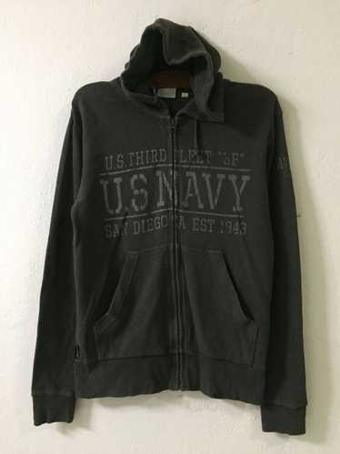 Vintage - Avirex US Navy Zipper Hoodie