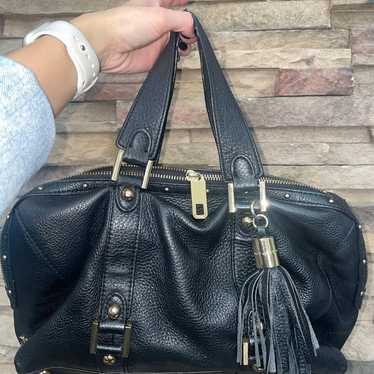 Vintage Leather Y2K Juicy Couture satchel bag