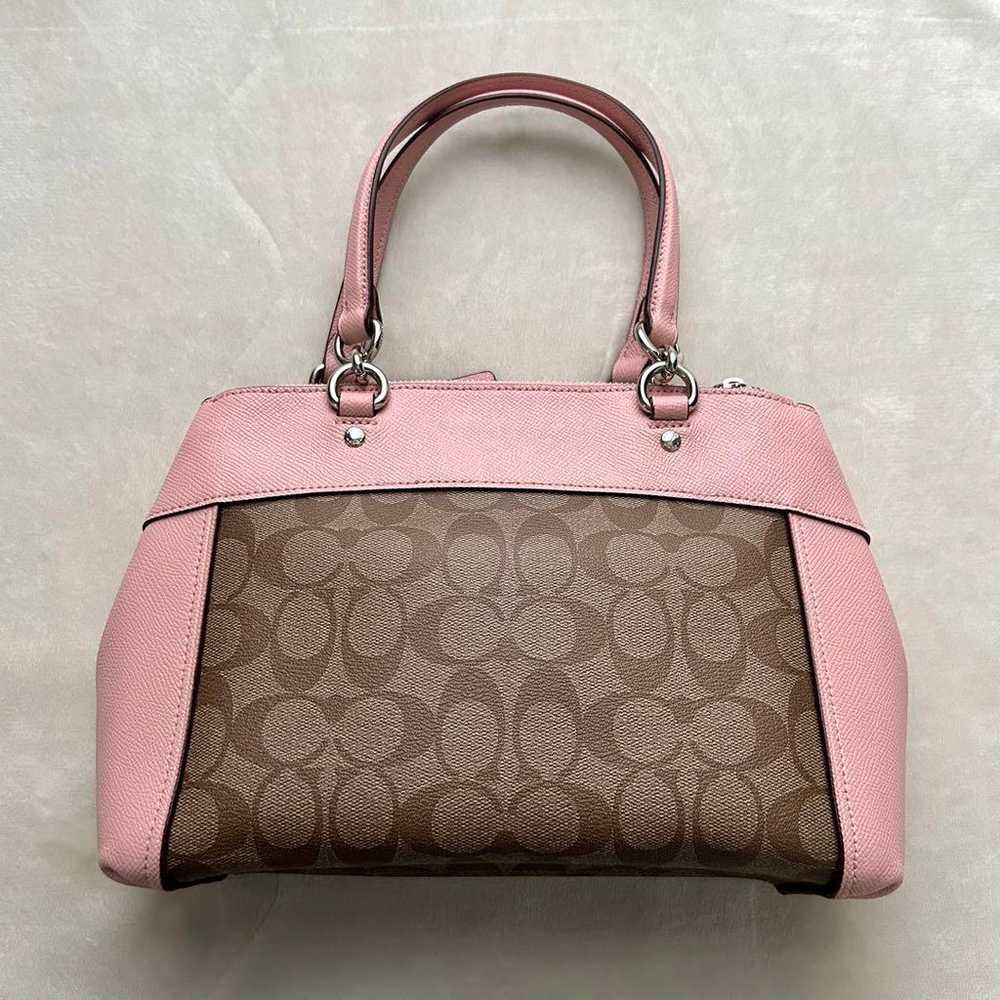 Superb Condition Coach Shoulder Bag Tote Bag PVC … - image 3