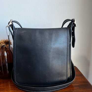 Coach Vintage Black Legacy Slim Flap high quality Bag 9144