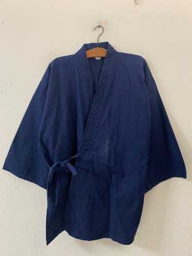 Japanese Traditional Indigo Kimono