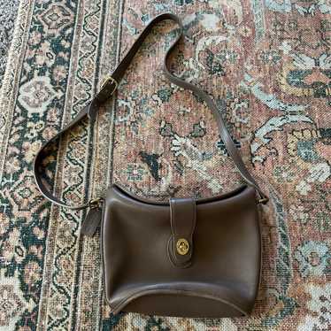 Taupe Nottingham Vintage Coach Bag - image 1