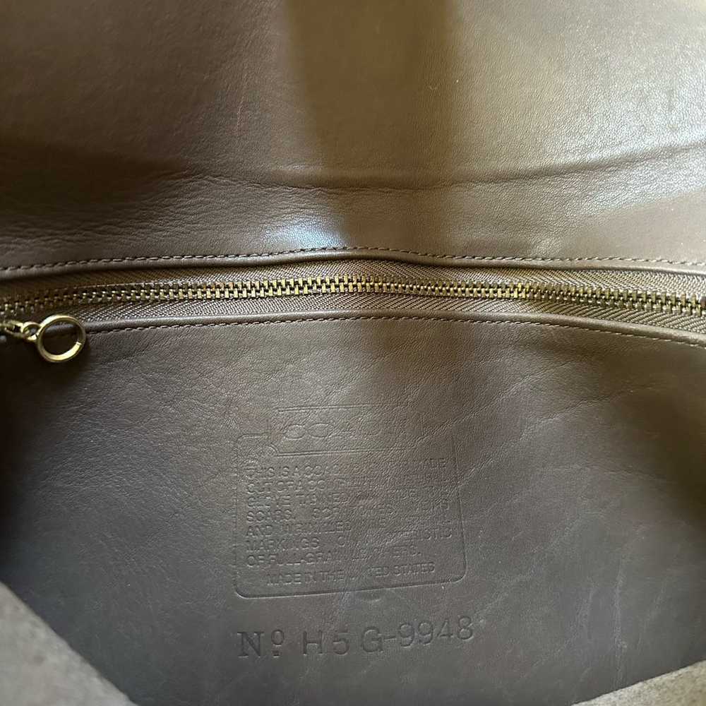 Taupe Nottingham Vintage Coach Bag - image 3