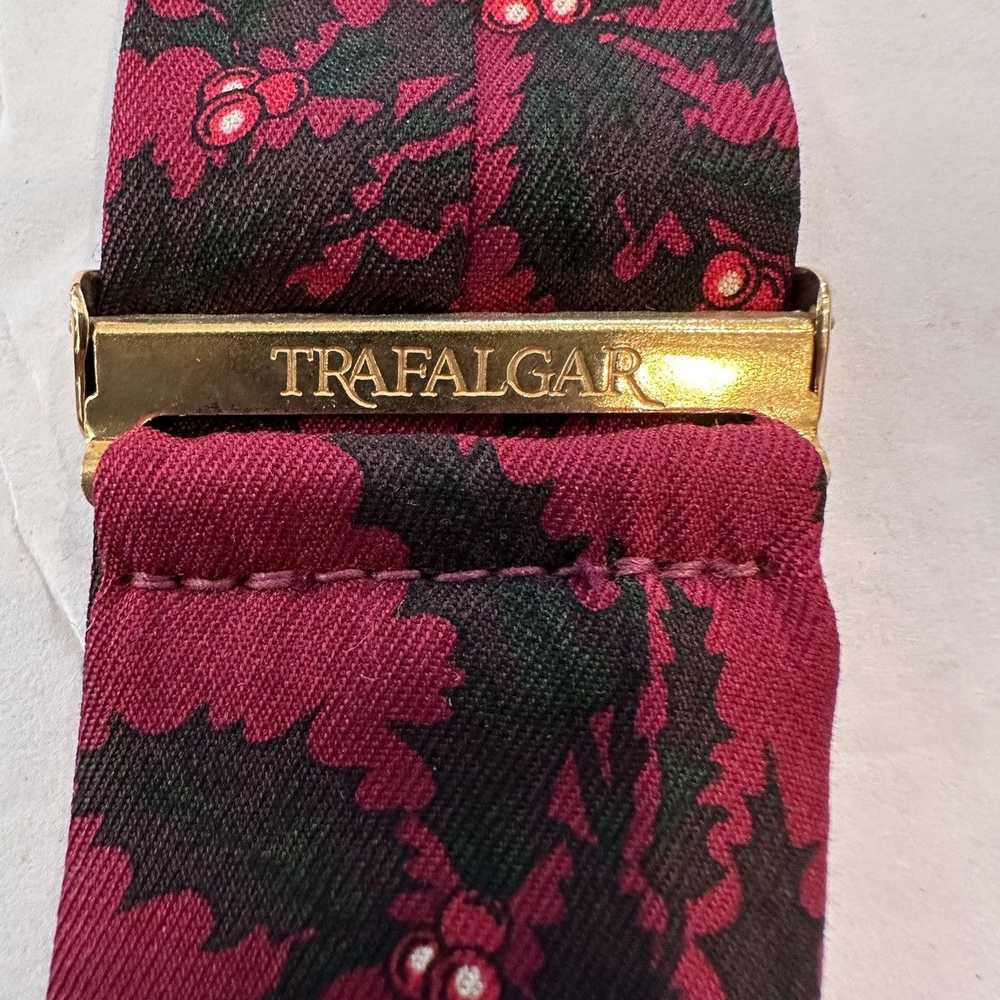 Trafalgar Vtg Trafalgar Braces Burgundy Leather B… - image 9