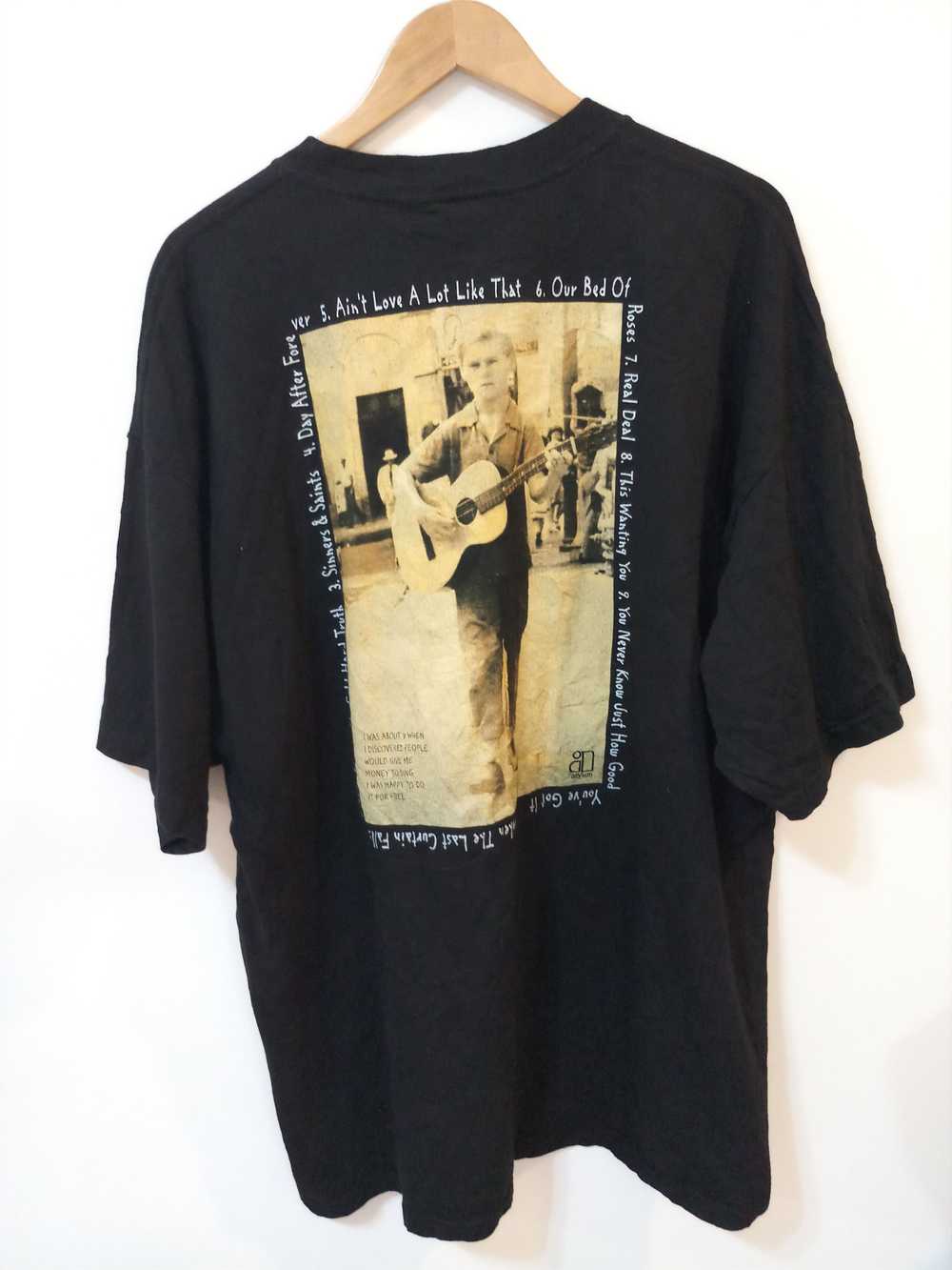 Vintage 90s George Jones"Cold Hard Truth" T Shirt - image 1