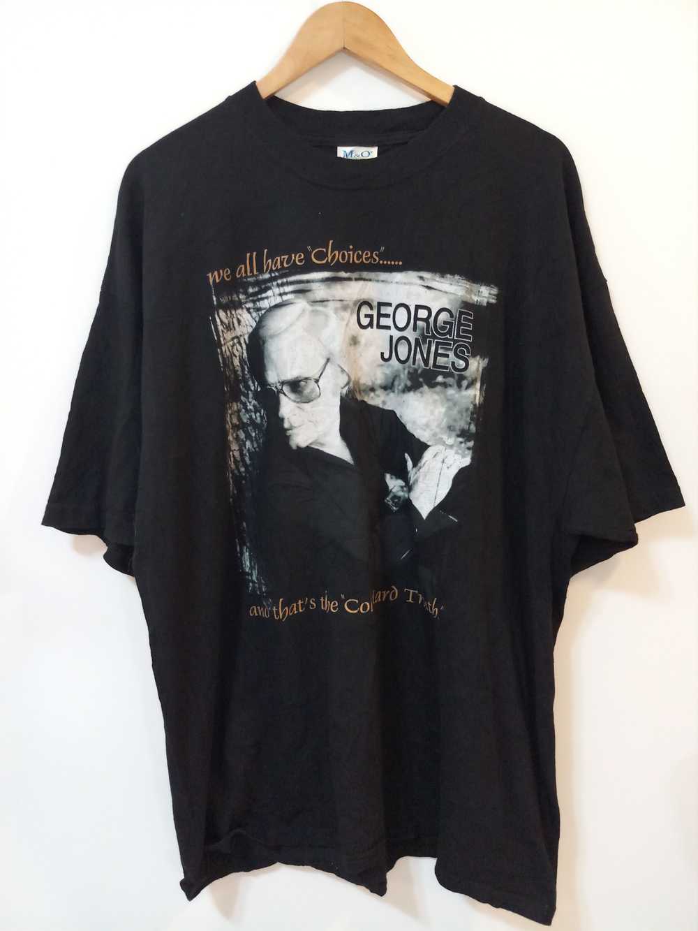 Vintage 90s George Jones"Cold Hard Truth" T Shirt - image 5