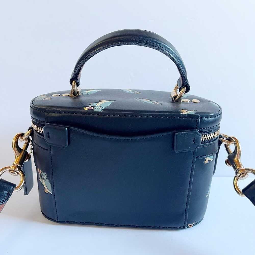 Coach Black Trail Bag Martini Party Blue Owl Cros… - image 2