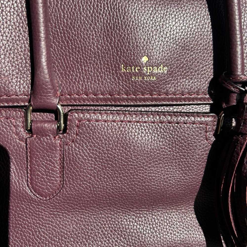 Kate Spade pebbled leather Nicola Chester Satchel… - image 9