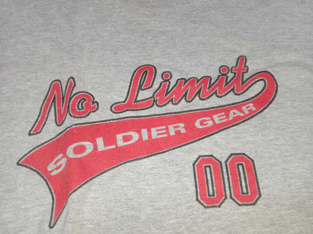 Vintage 90s No Limit Soldier Gear Master P T-Shirt - image 5