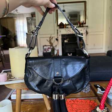 Givenchy leather black shoulder bag vintage