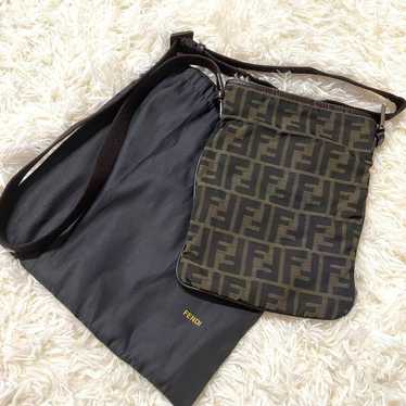 FENDI Shoulder Bag Sacoche Crossbody Bag Zucca Pat