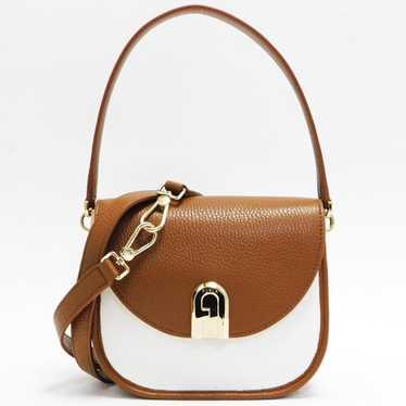 FURLA Sleek Handbag Shoulder Bag 2WAY Bag in exce… - image 1