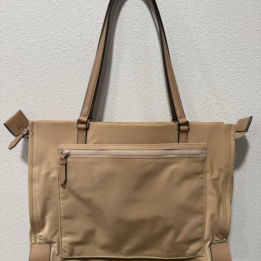 Cole Haan Sport Nylon Carryall Beige Purse Bag - image 4