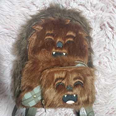 Chewbacca Loungefly Backpack and Wallet - image 1